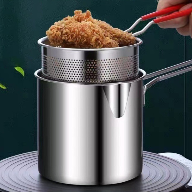 Kitchen Electronics Gadgets - Fritadeira de aço inoxidável 304 com
