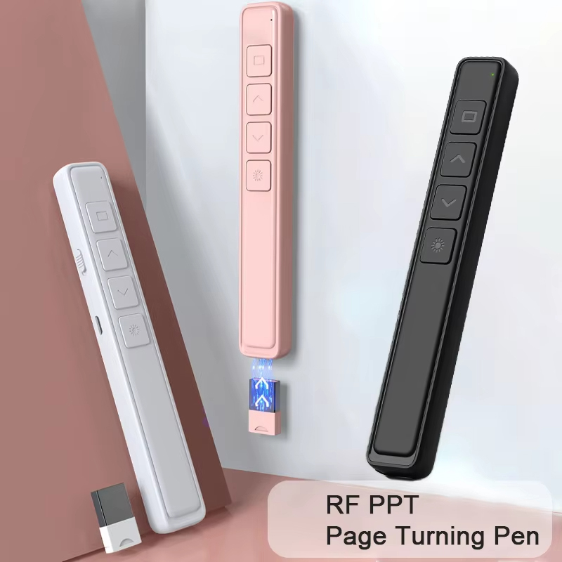 Laser Pointer Presenter - Caneta giratória de página para apresentador