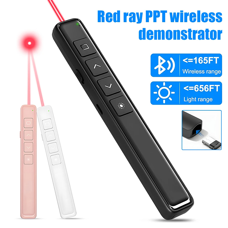 Laser Pointer Presenter - Clicker de apresentação sem fio powerpoint