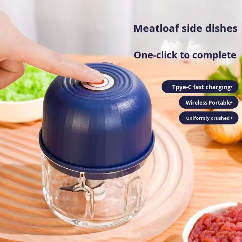 Kitchen Electronics Gadgets - Mini Processador Elétrico de Alho Portátil
