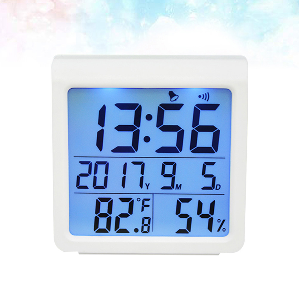 Digital Alarm Clock - Higrômetro Digital Doméstico com Luz de