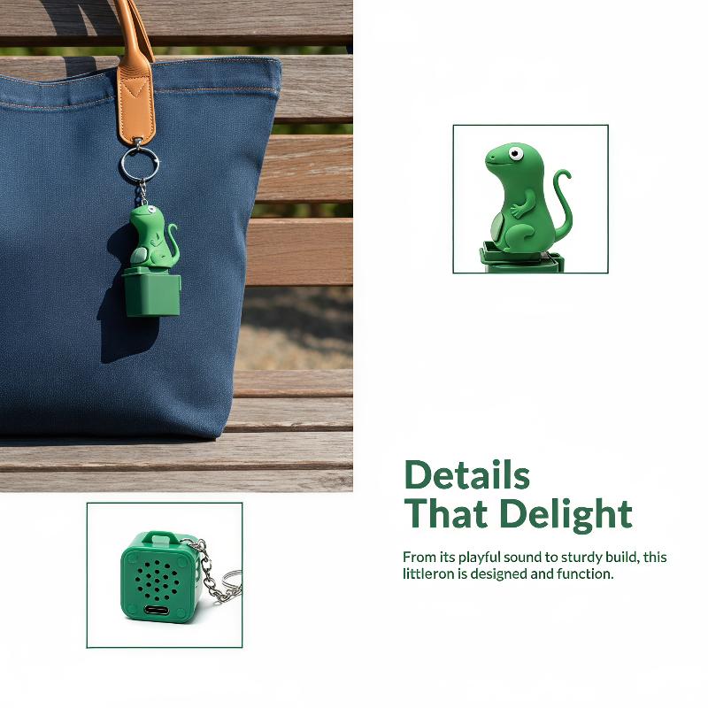 Electronics Gadgets Bag - Chaveiro com Som de Lagarto, Brinquedo