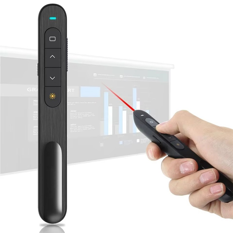 Laser Pointer Presenter - Caneta giratória de página de apresentador