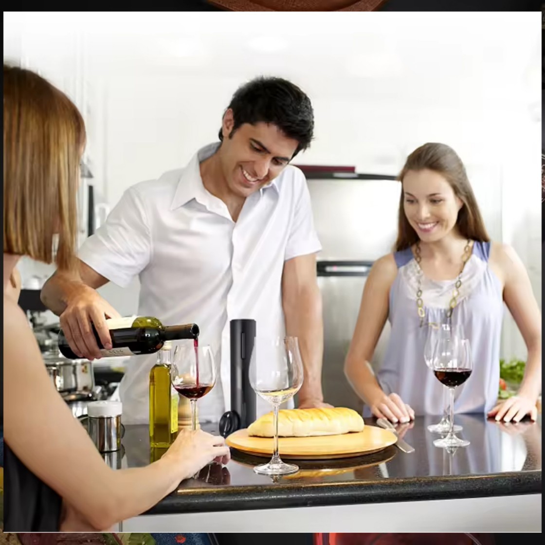 Abridor de garrafa de vinho el - Kitchen Electronics Gadgets avaliação e preço