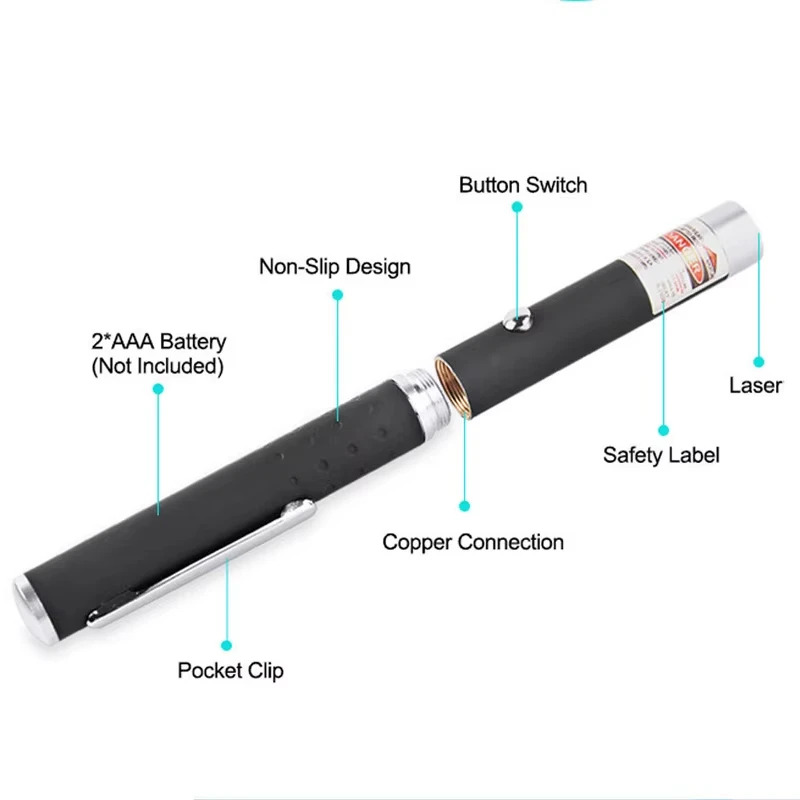 Mini Laser Pointer 2 em 1 com  - Laser Pointer Presenter avaliação e preço