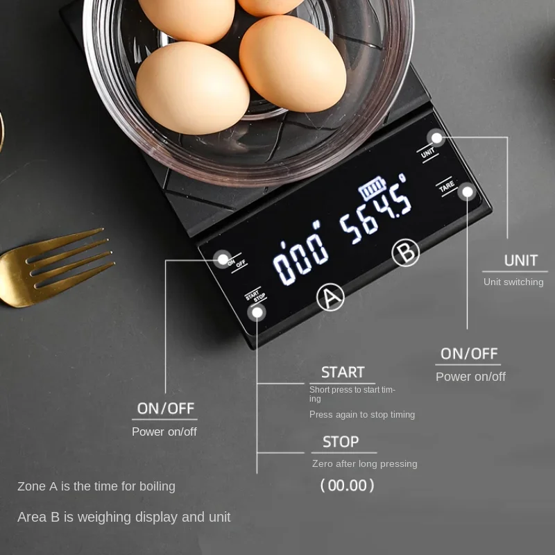 Balança de café de cozinha com - Kitchen Electronics Gadgets avaliação e preço