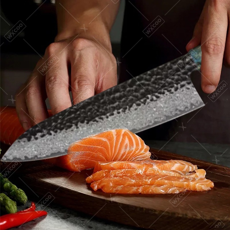 Wxcoo faca de chef forjada art - Japanese Electronics Gadgets avaliação e preço