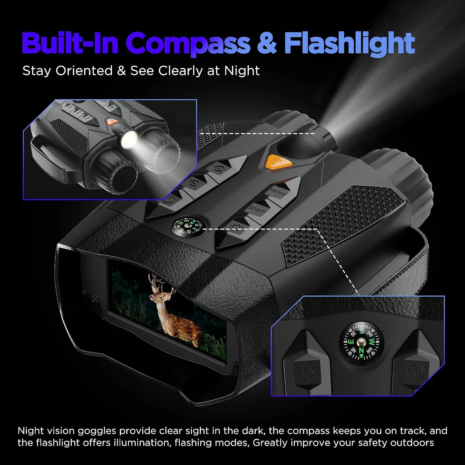 Óculos de visão noturna para a - Cool Electronics Gadgets For Men avaliação e preço