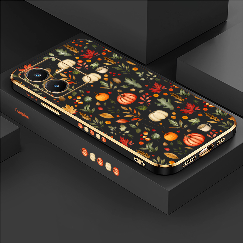 Capa de abóbora com folhas de  - Vivo V40 avaliação e preço