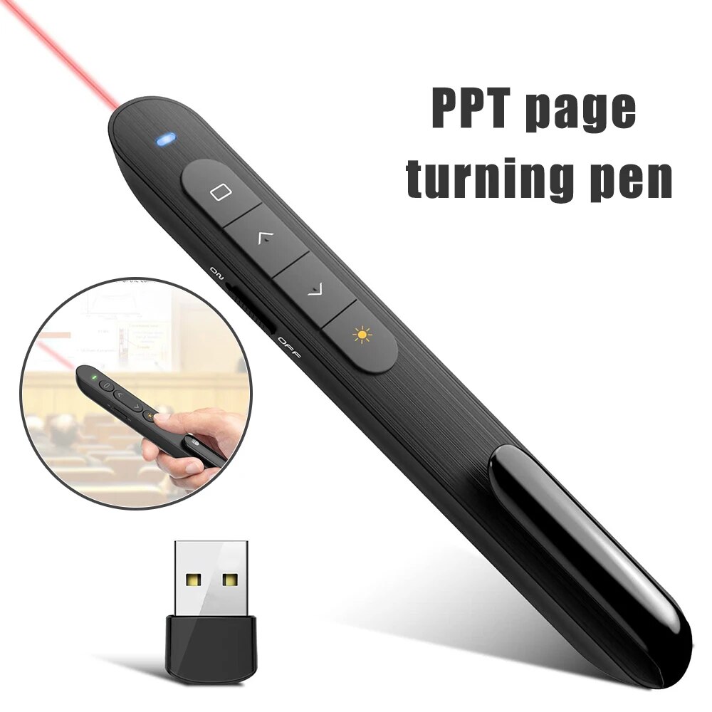 Caneta flip multifuncional com - Laser Pointer Presenter avaliação e preço