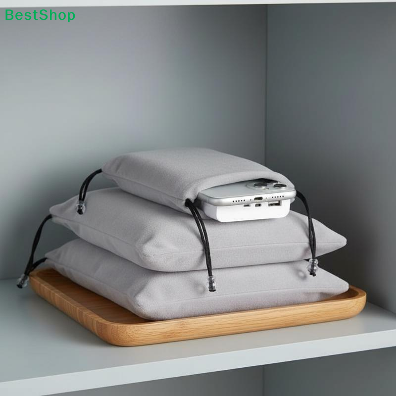 〔Z〕Bolsa de flanela multifunci - Electronics Gadgets Bag avaliação e preço